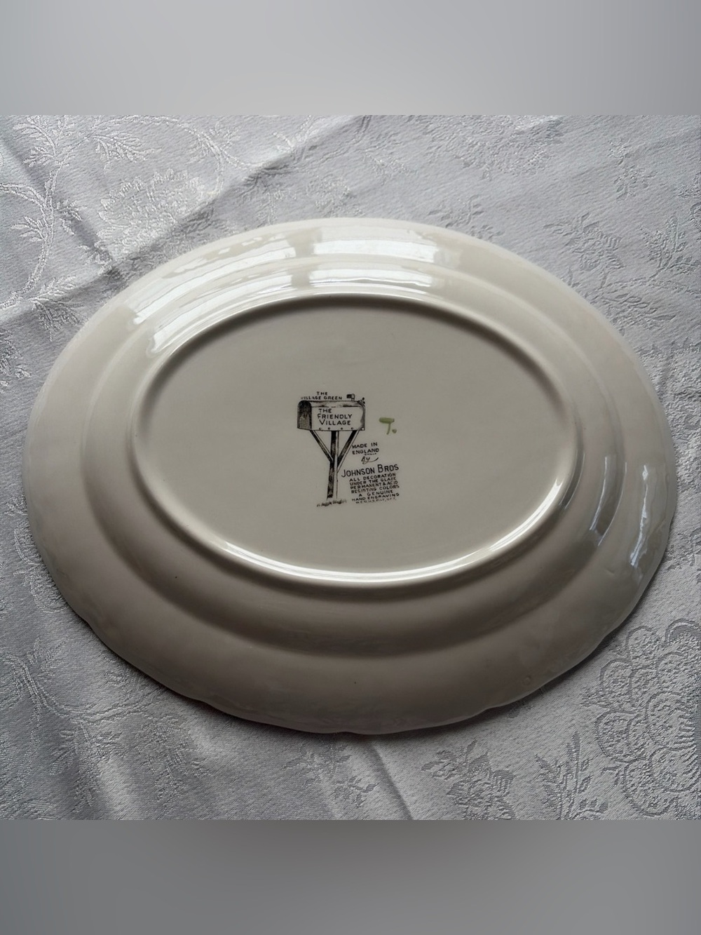 Johnson Brothers Friendly Village Made In England Oval Serving Platter - Picture 5 of 5